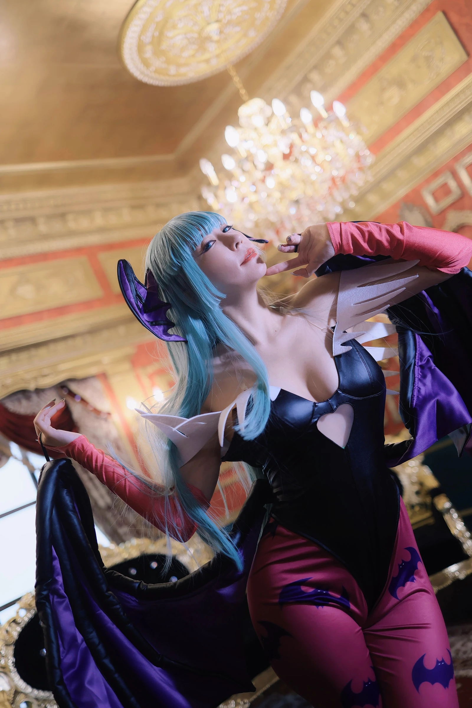 Ringo Mitsuki 林檎蜜紀 Morrigan モリガン美女动漫博主性感Cosplay写真HERESY