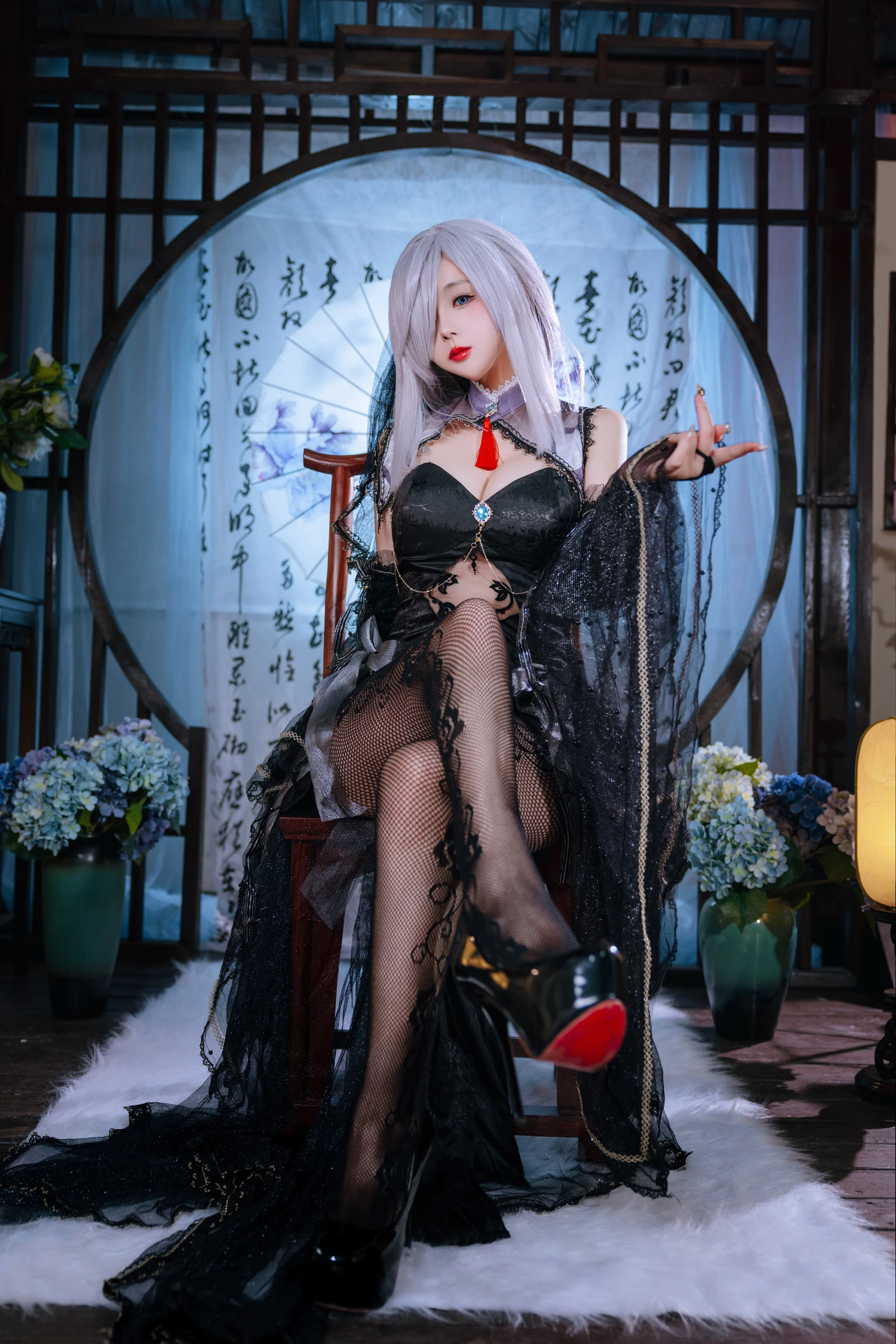 原神申鹤美女动漫博主性感Cosplay写真日奈娇