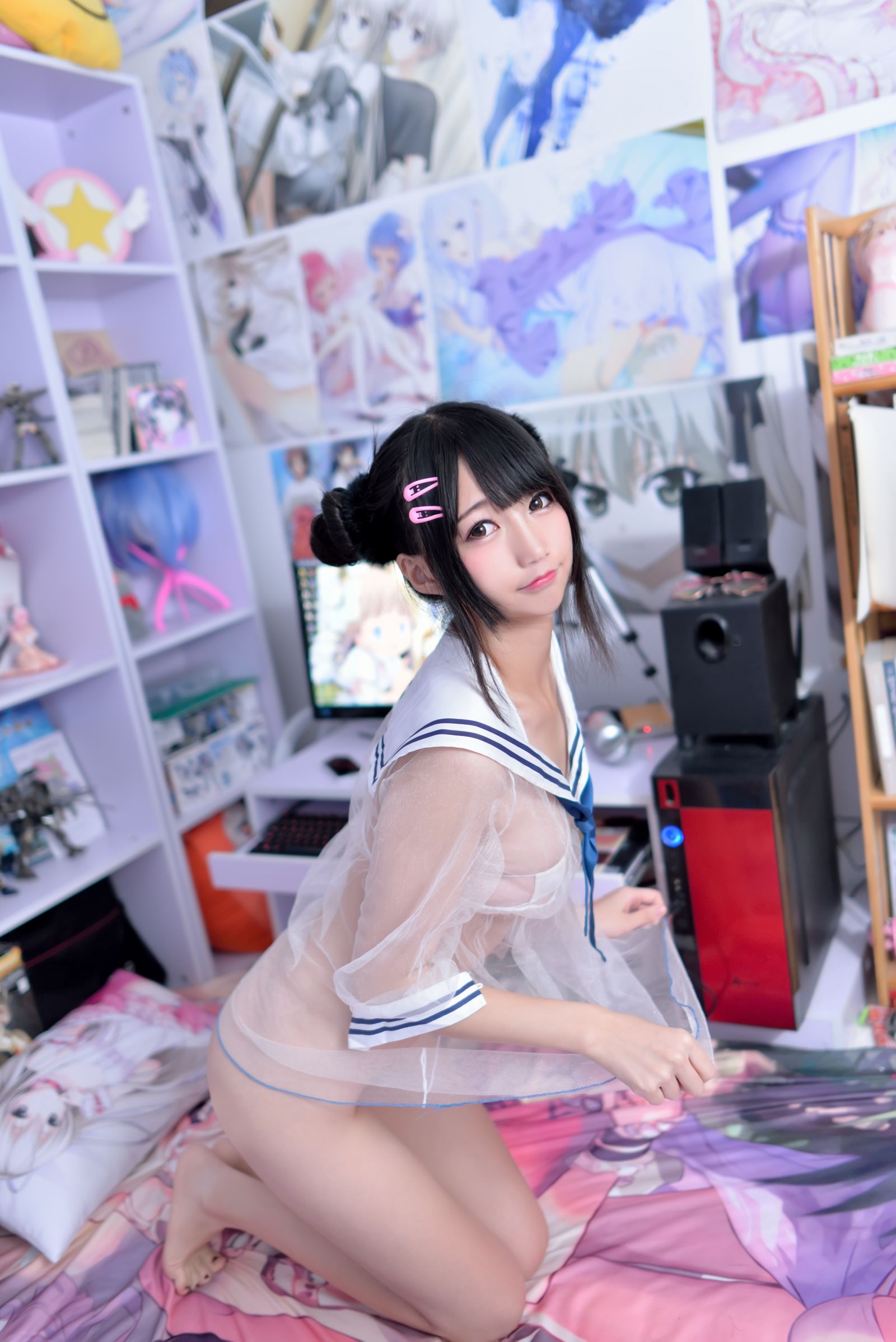 电玩少女美女动漫博主性感Cosplay写真NAGISA魔物喵