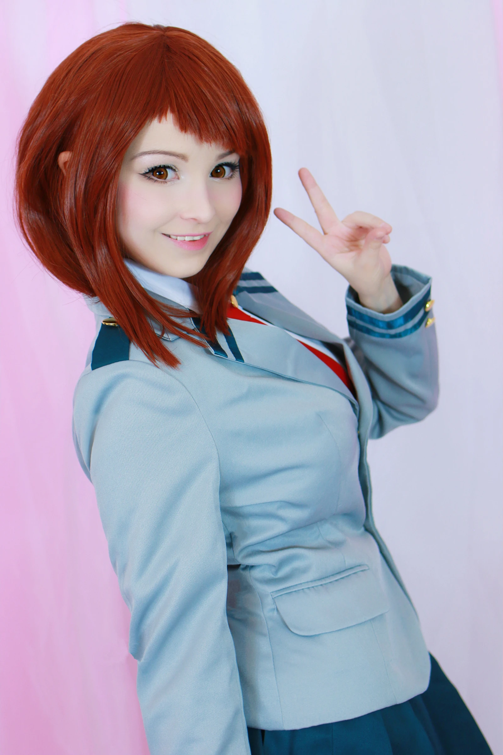 Ochaco Uraka美女动漫博主性感Cosplay写真Hidori Rose