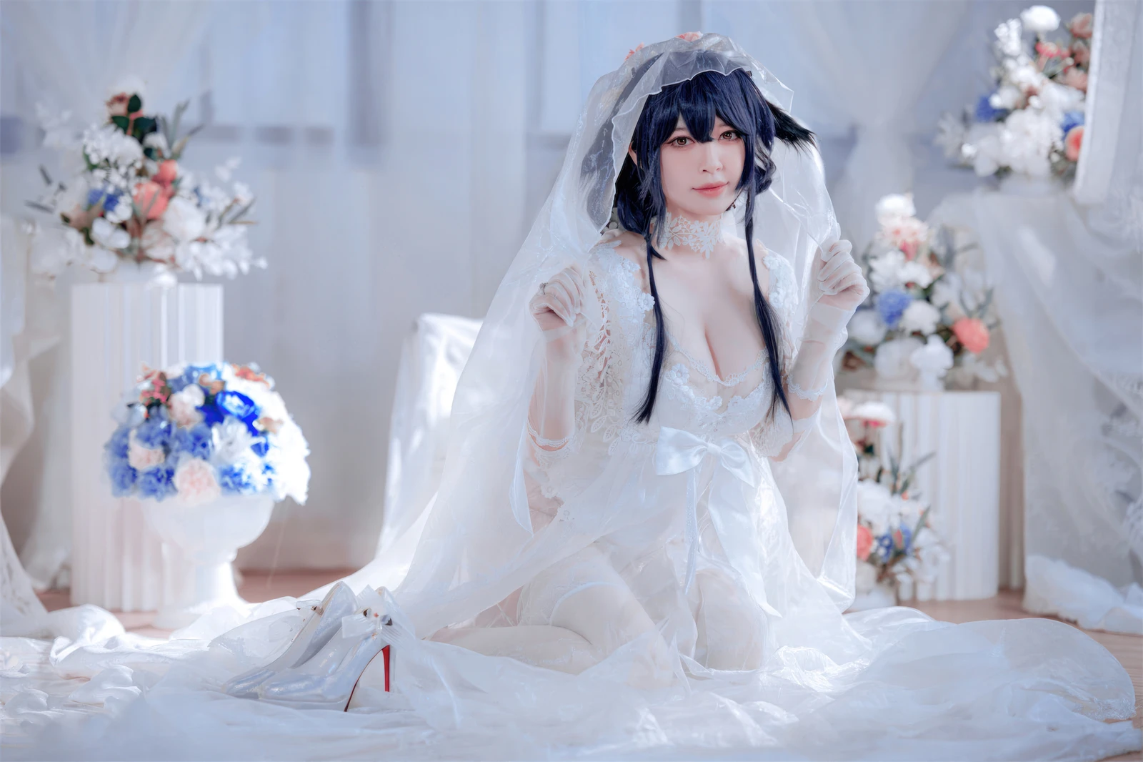 吾妻花嫁美女动漫博主性感Cosplay写真半半子